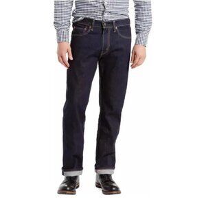 NWT - Levi's Mens 505 Regular Straight Fit Jeans 005051453, Dark Rinse - 30Wx30L